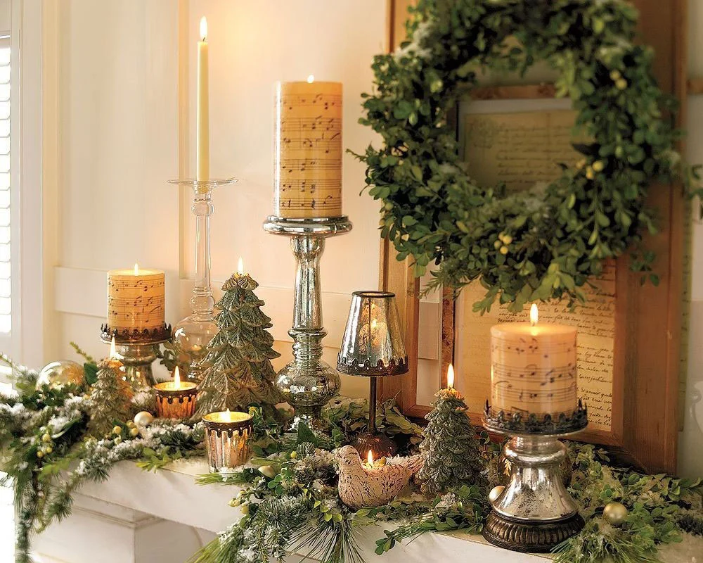 Рождественские и новогодние свечи своими руками: мастер-классы по изготовлению в домашних условиях