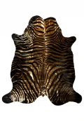 Шкура натуральная ZEBRA PRINT BLACK AND GOLD 779322