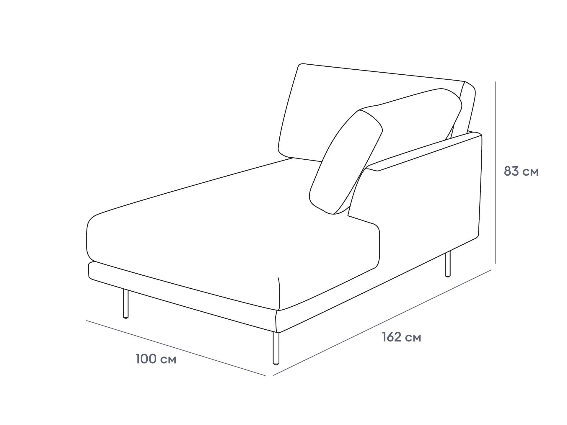 Оттоманка Ricadi правая 740661  - фото 2