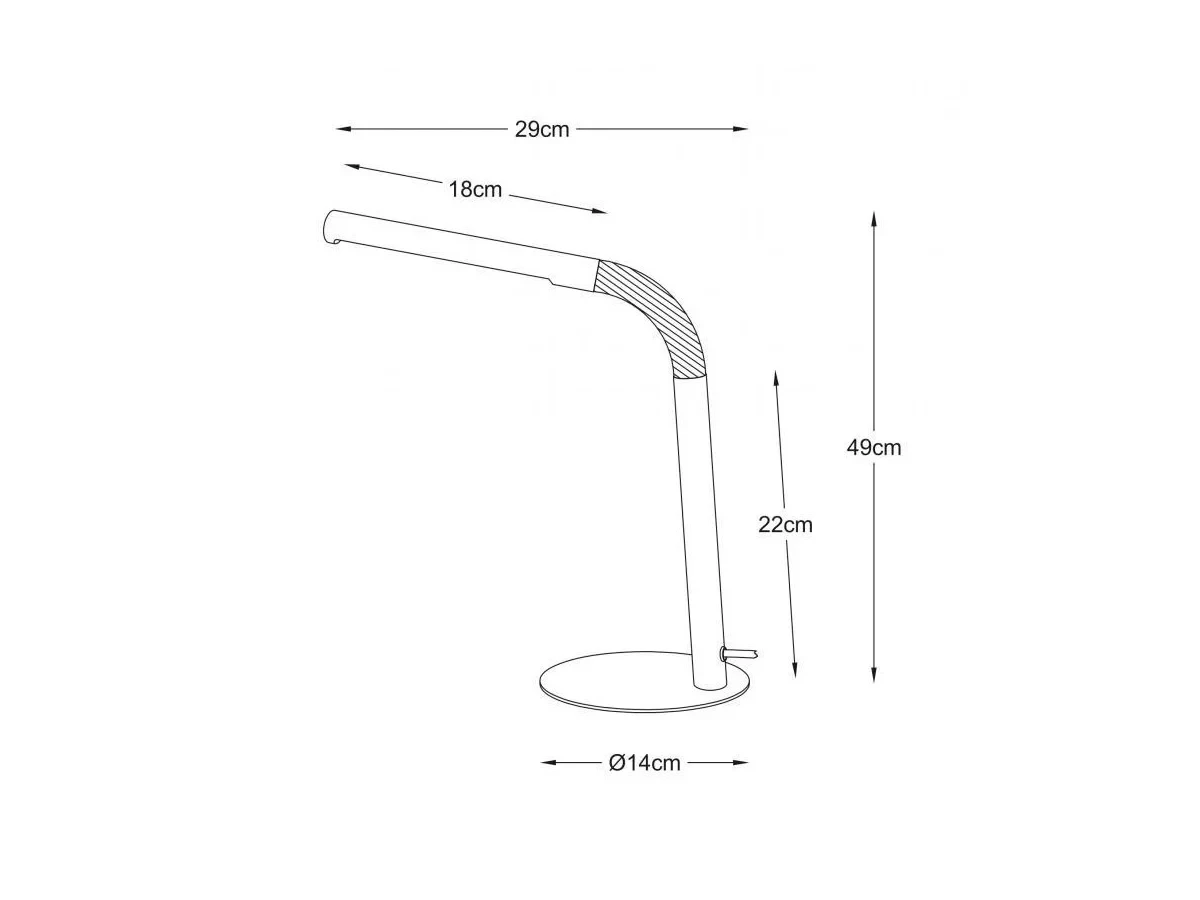 Настольная лампа Lucide Gilly 613252