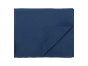 Дорожка на стол из стираного льна синего цвета Essential