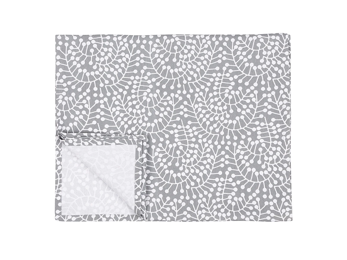 Дорожка на стол серого цвета с принтом Спелая Смородина Scandinavian touch 800127