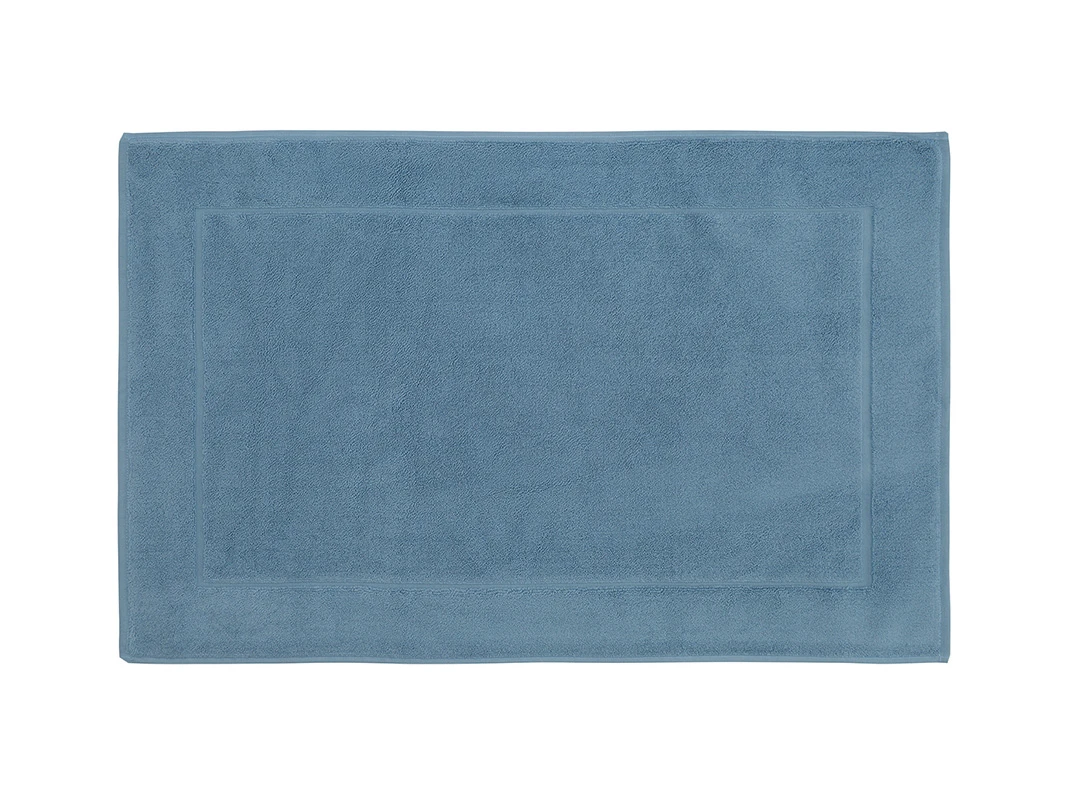 Коврик для ванной джинсово-синего цвета Essential 800173