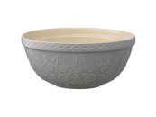 Миска серого цвета с рельефным узором Ягоды Тайги Russian North