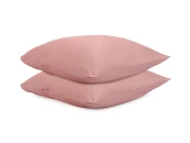 Набор из двух наволочек из сатина темно-розового цвета Essential
