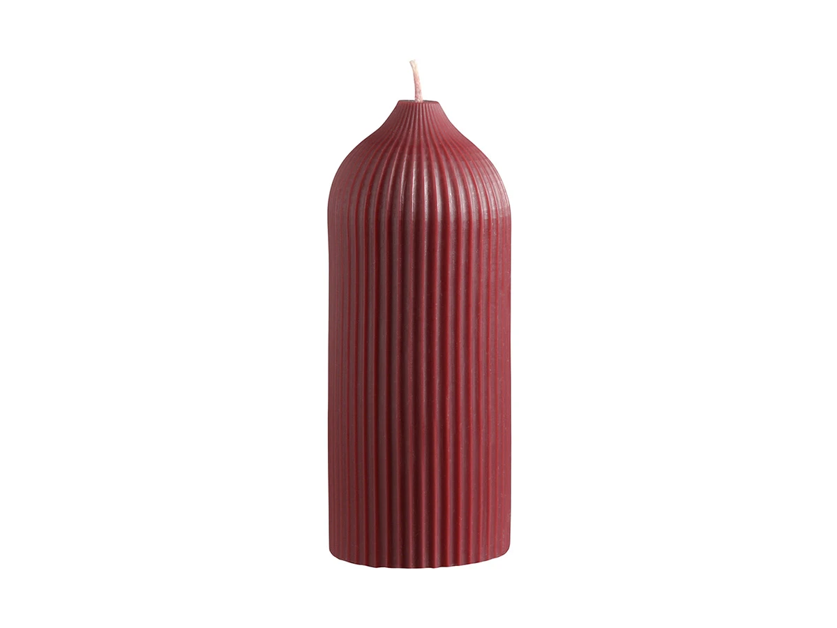 Свеча декоративная бордового цвета Edge 800468