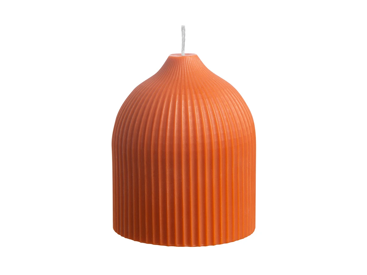 Свеча декоративная оранжевого цвета Edge 800473  - фото 1