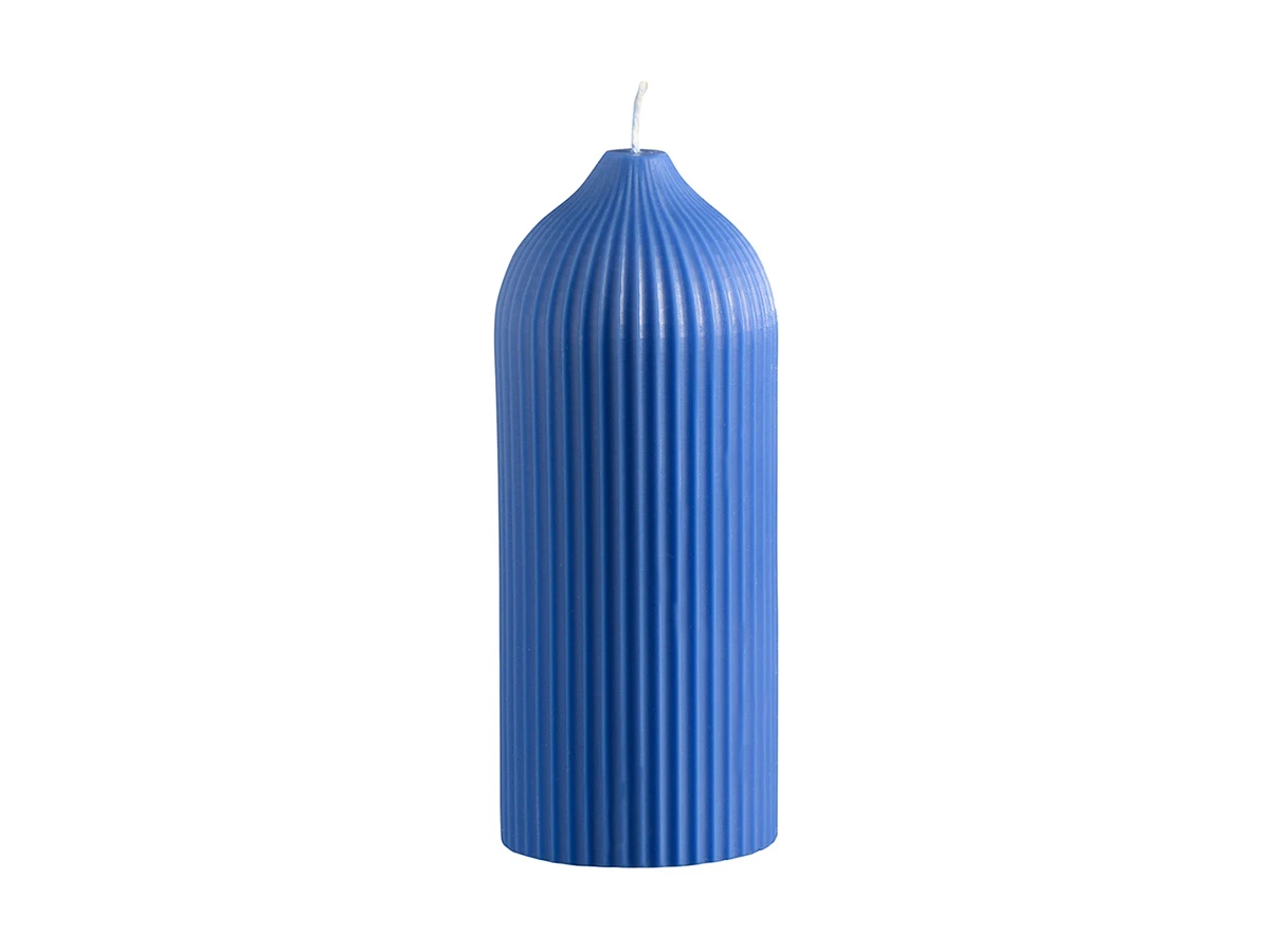 Свеча декоративная ярко-синего цвета Edge 800482