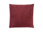 Чехол на подушку фактурный из хлопкового бархата бордового цвета  Essential 800655