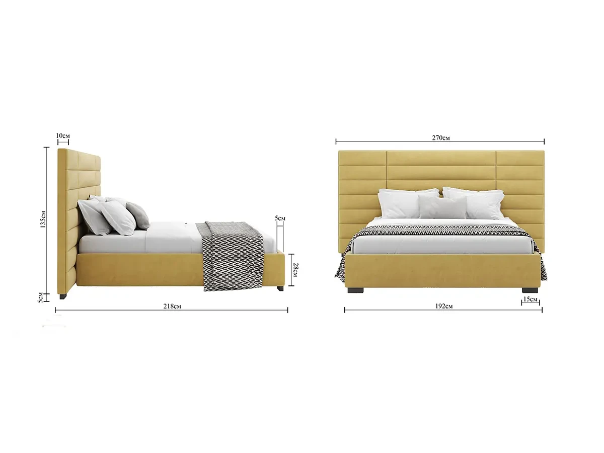 Кровать MAXINE 200x200 733690  - фото 8