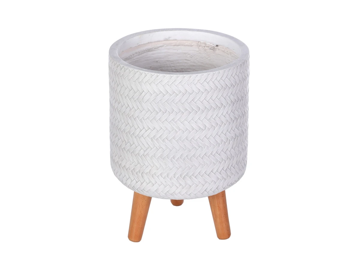 Кашпо Плейт Круглое с подставкой 803579