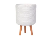 Кашпо Ханни Круглое с подставкой