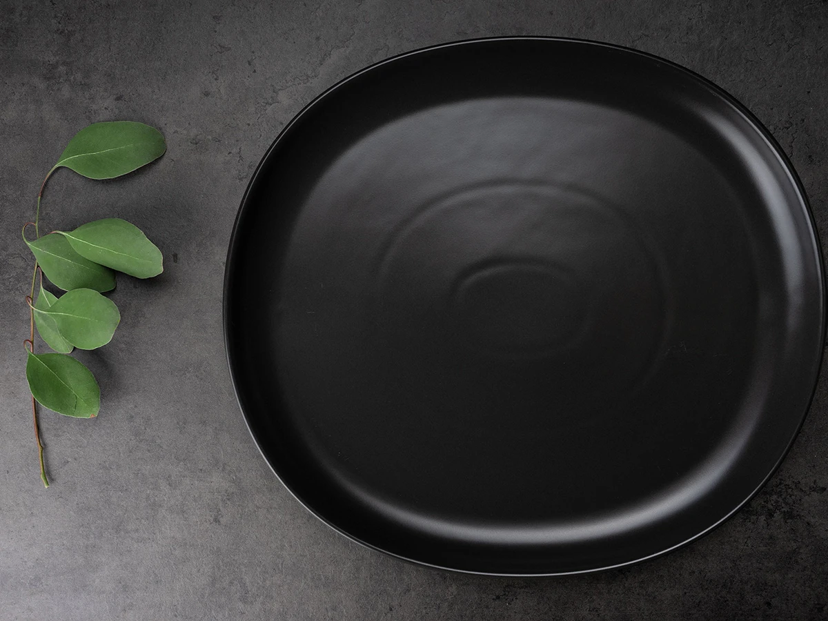 Блюдо сервировочное BILLIBARRI Less Matt Dark Brown 31см 716471  - фото 3