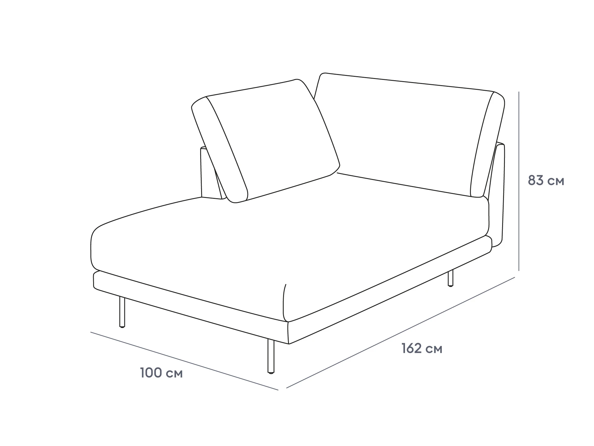 Оттоманка Ricadi левая 729918  - фото 2