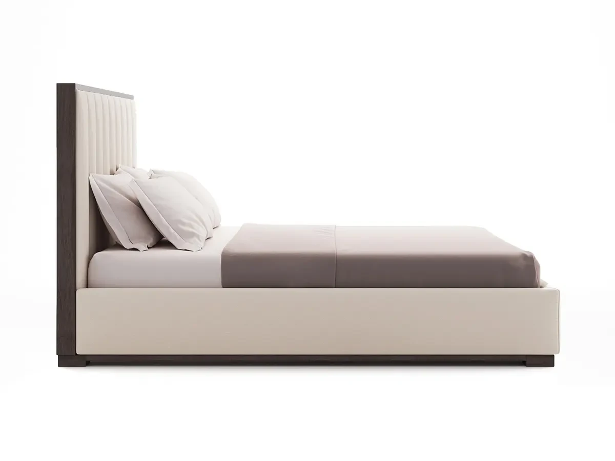 Кровать MODENA FRAMED PANEL VERTICAL CHANNEL 160х200, с подъемным механизмом, изголовье 150 см 732489  - фото 3