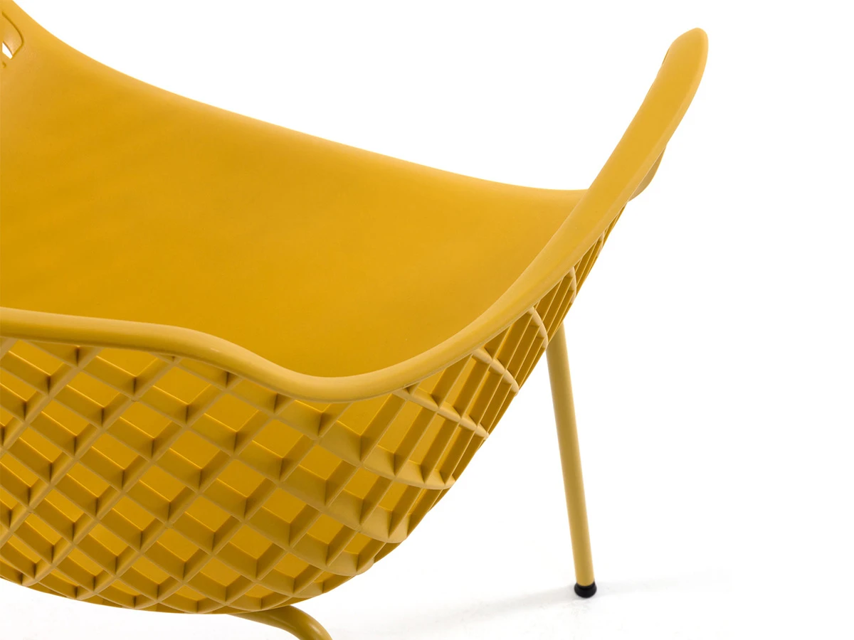 Стул-кресло Quinn желтый 729250  - фото 4