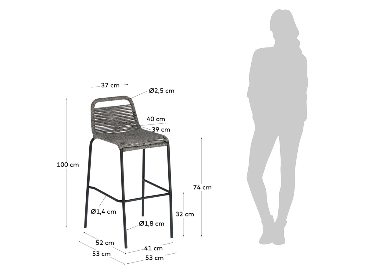 Барный стул Glenville 729265  - фото 7