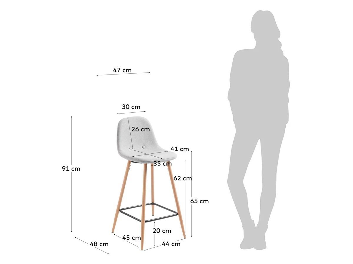 Полубарный стул Nilson 729386  - фото 5