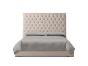 Кровать ADLER PANEL DIAMOND 200х200, кат. ткани 3