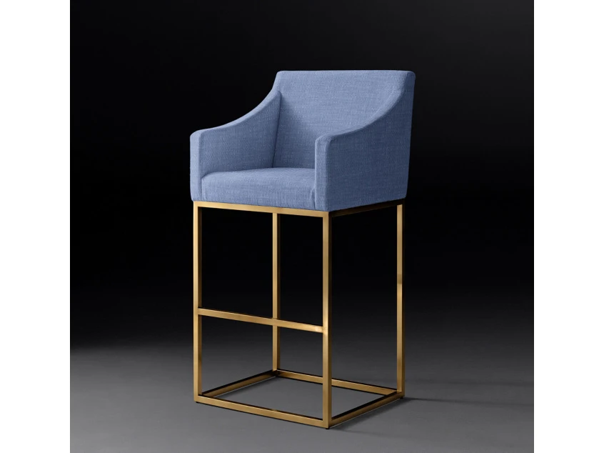 Барный стул EMERY SLOPE BURNISHED 3, кат. ткани 3 735464  - фото 5