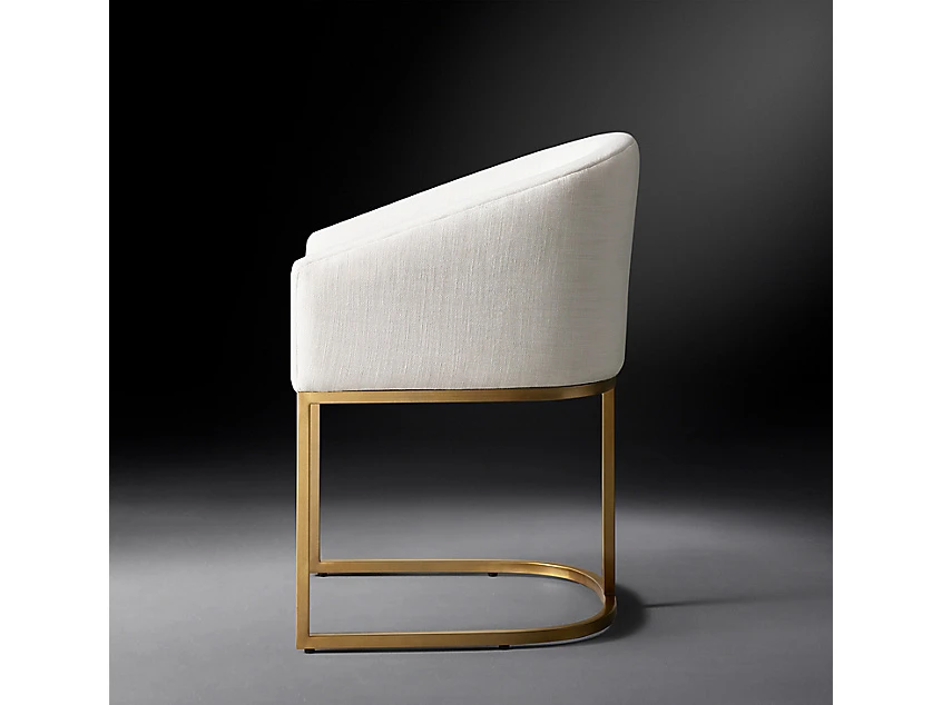 Полукресло EMERY BARRELBACK SLOPE BURNISHED 3, кат. ткани 3 735516  - фото 3