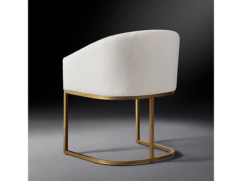 Полукресло EMERY BARRELBACK SLOPE BURNISHED 3, кат. ткани 3 735516  - фото 4