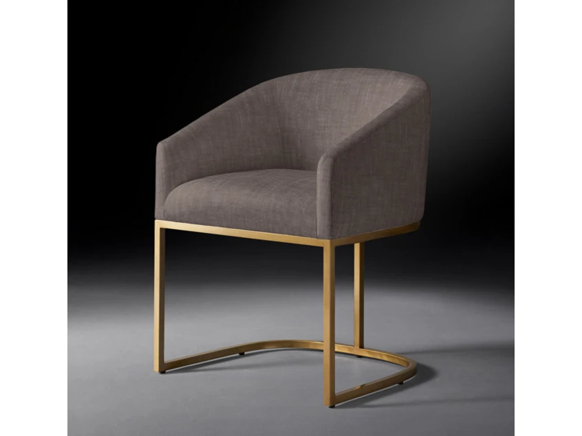 Полукресло EMERY BARRELBACK SLOPE BURNISHED 3, кат. ткани 3 735516  - фото 6