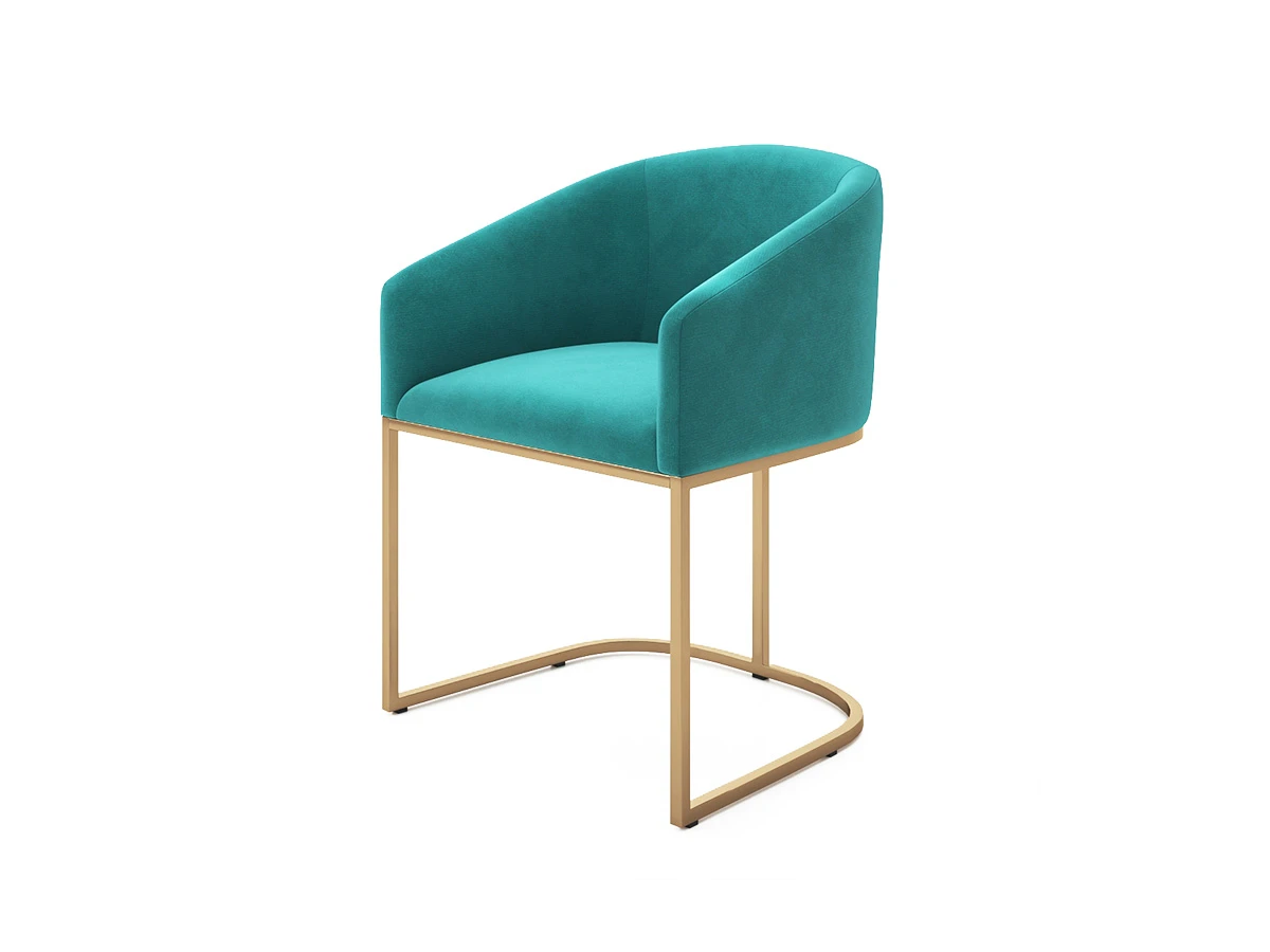 Полукресло EMERY BARRELBACK SLOPE BURNISHED 3, кат. ткани 3 735516  - фото 1