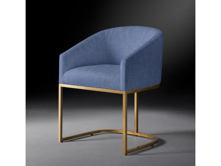 Полукресло EMERY BARRELBACK SLOPE BURNISHED 3, кат. ткани 3 735516  - фото 5