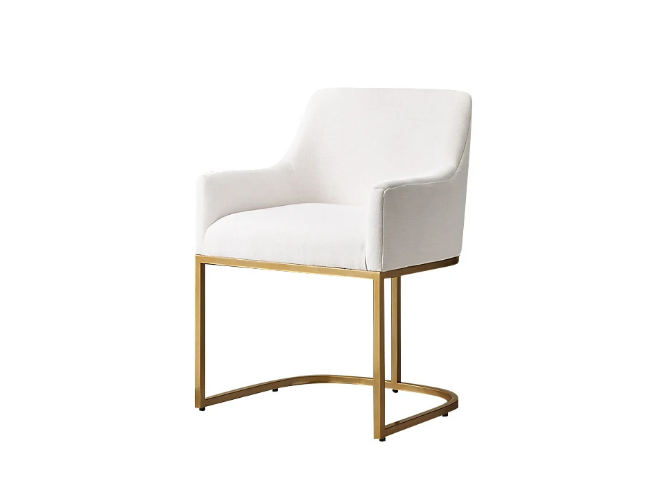 Полукресло EMERY CURVED-BACK TRACK BURNISHED 3, кат. ткани 3 735528  - фото 1