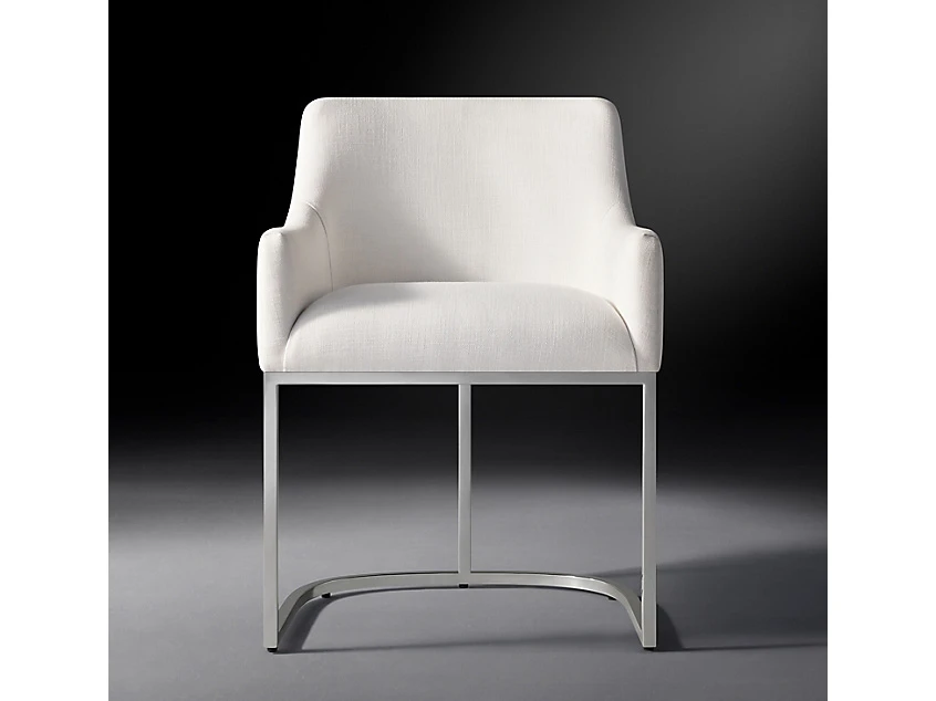 Полукресло EMERY CURVED-BACK TRACK POLISHED 3, кат. ткани 3 735532  - фото 2