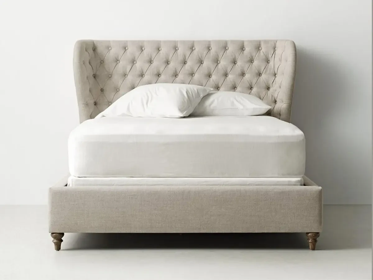 Кровать ALDEN TUFTED 140x200, с подъемным механизмом, кат. ткани 3 736014  - фото 2