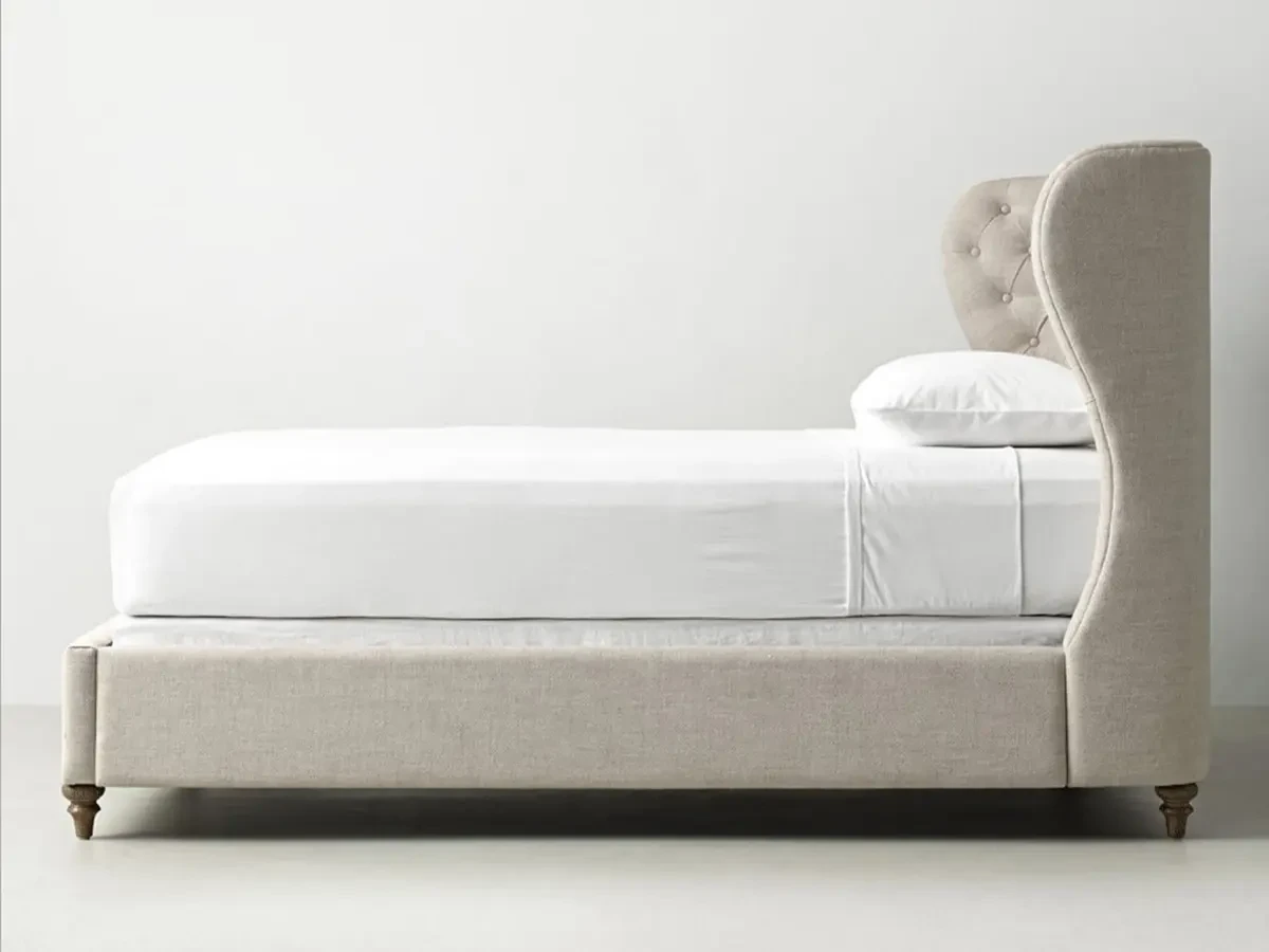 Кровать ALDEN TUFTED 200x200, с подъемным механизмом, кат. ткани 3 736017  - фото 4