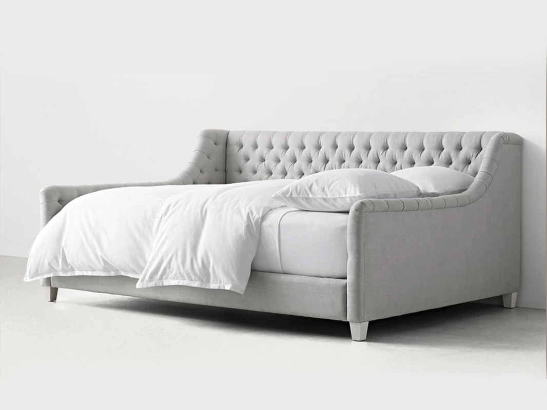 Кровать детская DEVYN 120x200, с выкатным ящиком, кат. ткани 3 736089  - фото 5