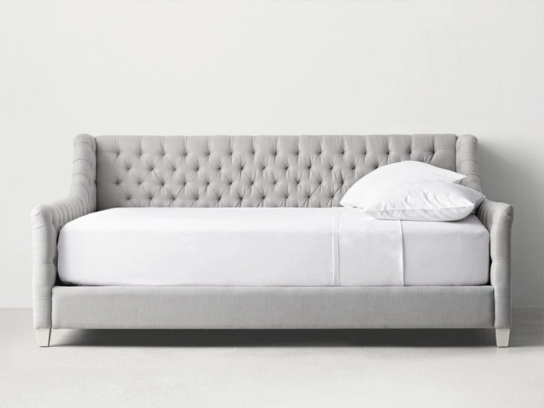 Кровать детская DEVYN 120x200, с выкатным ящиком, кат. ткани 3 736089  - фото 6