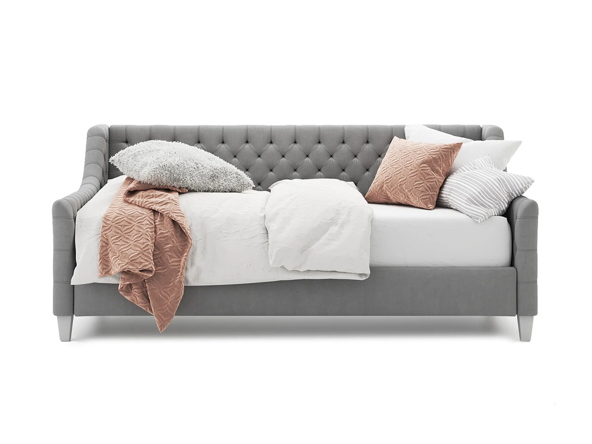 Кровать детская DEVYN 120x200, с выкатным ящиком, кат. ткани 3 736089  - фото 2