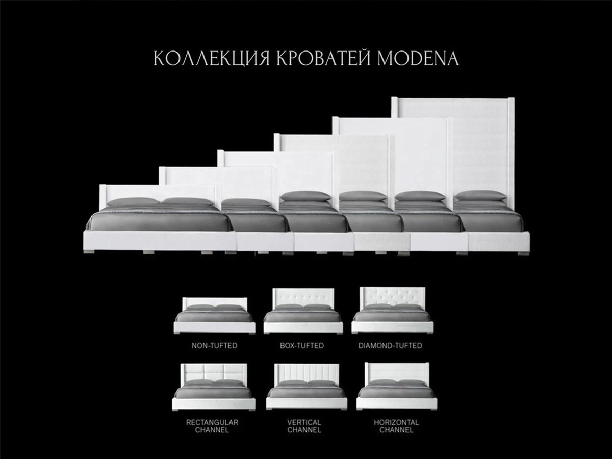 Кровать MODENA SHELTER 140x200, кат. ткани 2 736557  - фото 6