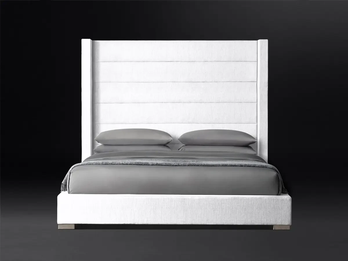 Кровать MODENA HORIZONTAL 200x200, кат. ткани 3 736752  - фото 3