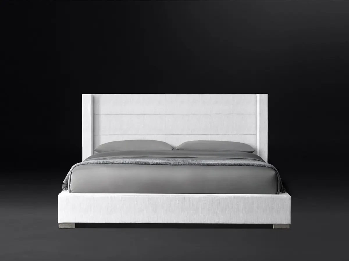 Кровать MODENA HORIZONTAL 200x200, кат. ткани 3 736752  - фото 2