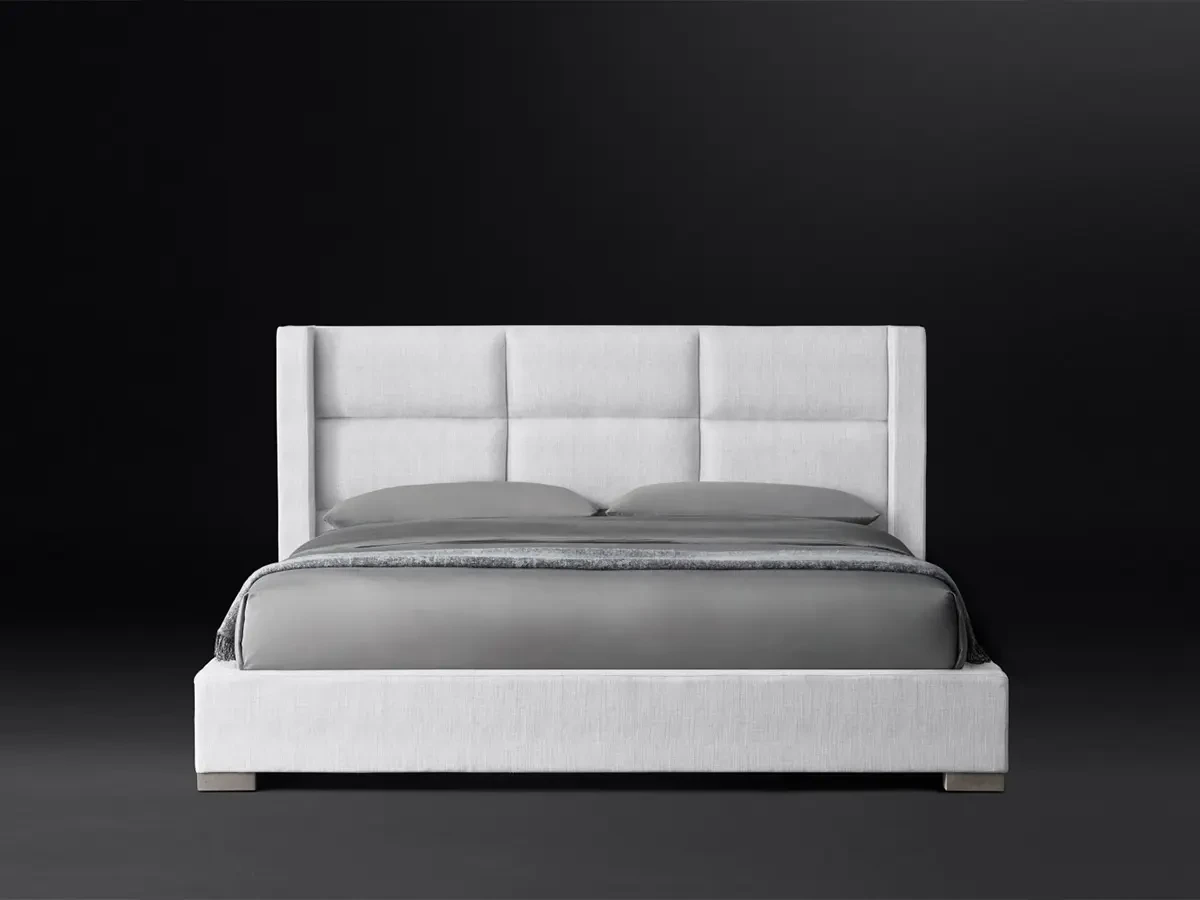 Кровать MODENA RECTANGULAR 200x200, кат. ткани 3 736776  - фото 2