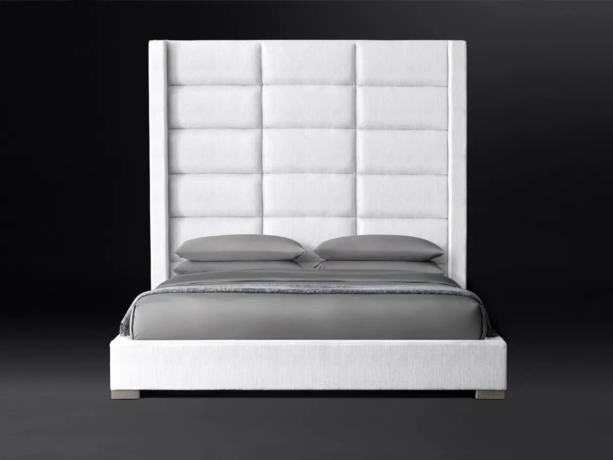 Кровать MODENA RECTANGULAR 200x200, кат. ткани 3 736776  - фото 3