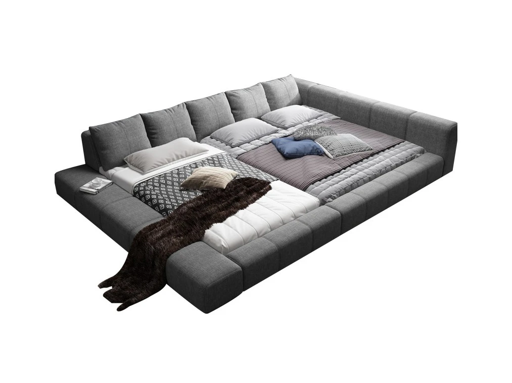 Кровать NORDIC 200x200, кат. ткани 2 737121  - фото 1