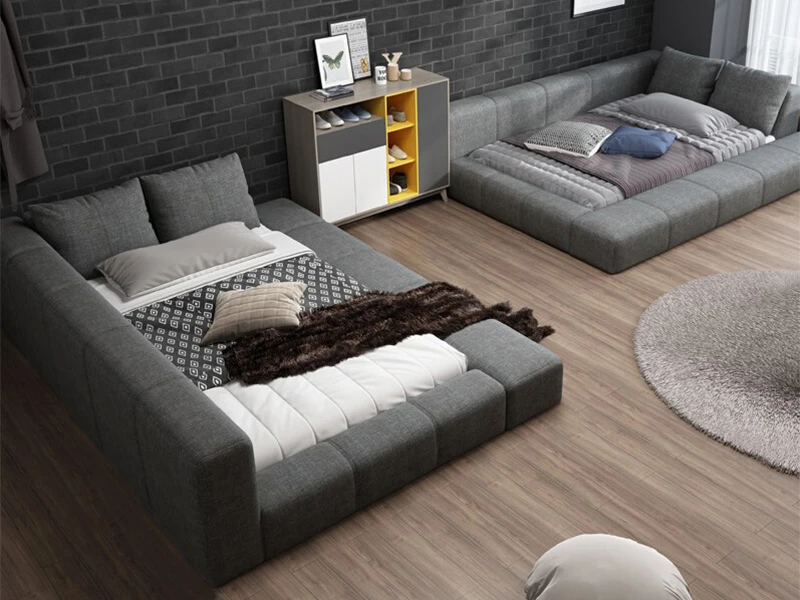 Кровать NORDIC 200x200, кат. ткани 3 737129  - фото 4