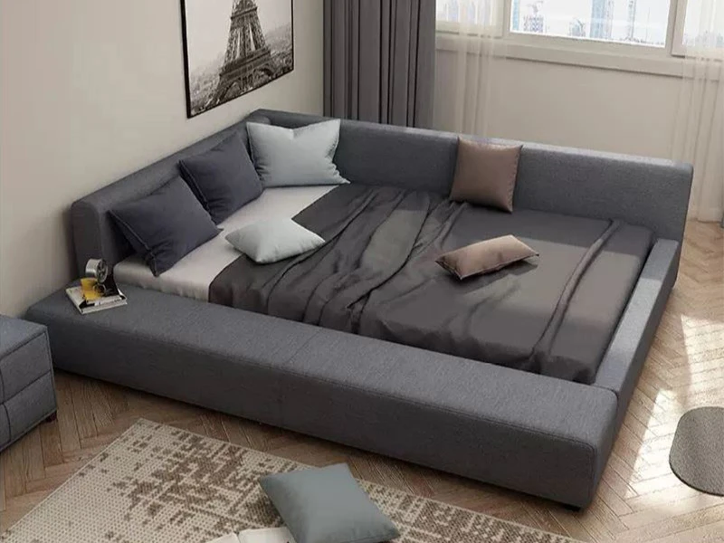 Кровать NORDIC 200x200, кат. ткани 3 737129  - фото 5