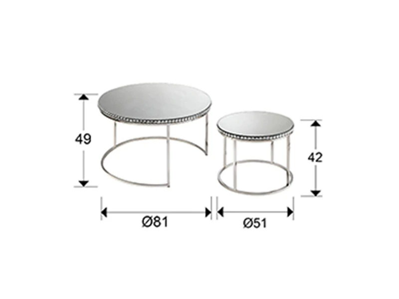 Комплект придиванных столиков Dualis 737573  - фото 5