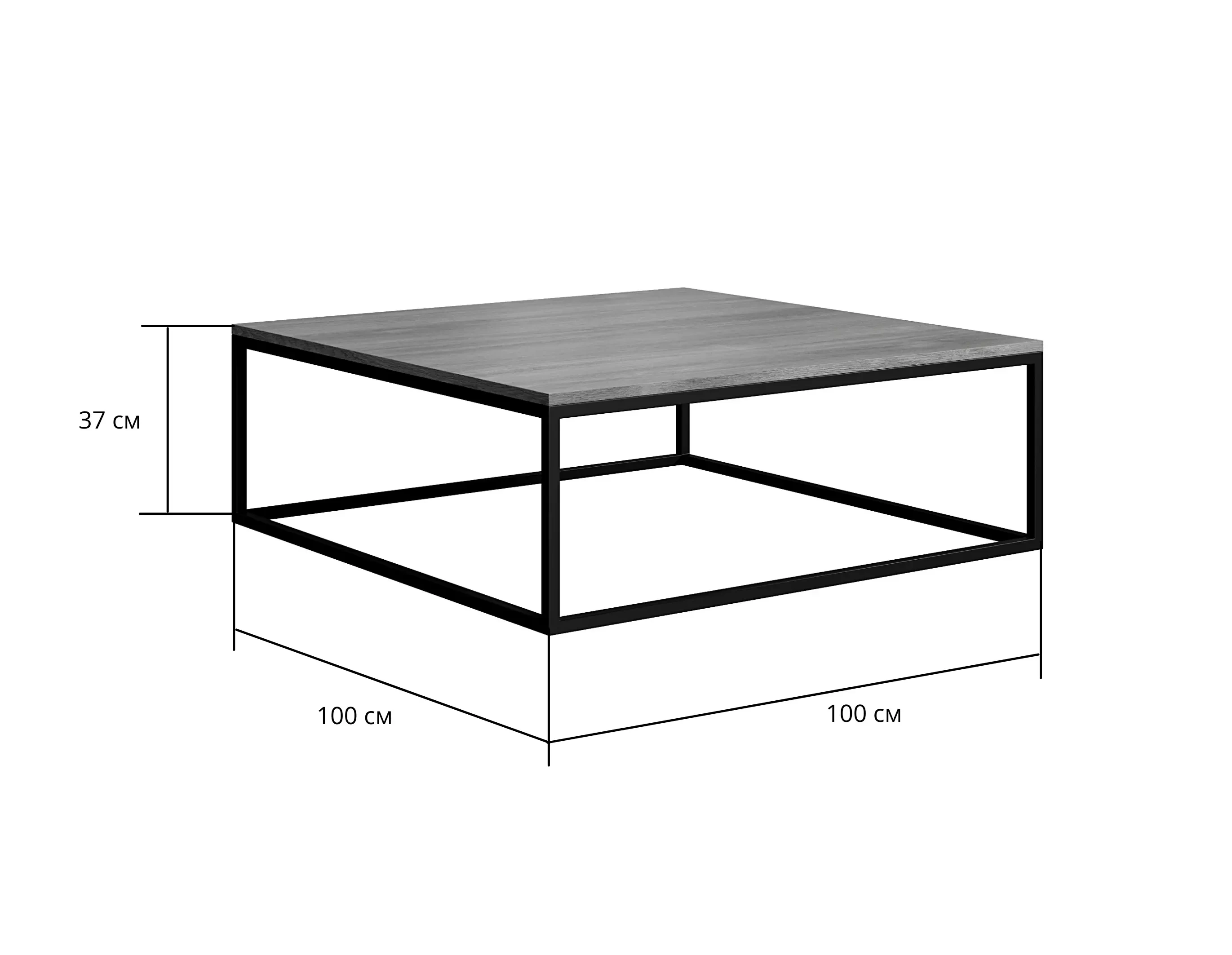 Стол журнальный Годмар Квадро 742529  - фото 3