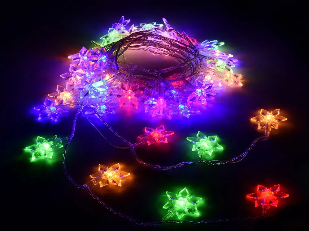 Электрогирлянда Цветочки 80 разноцветных LED ламп 747708
