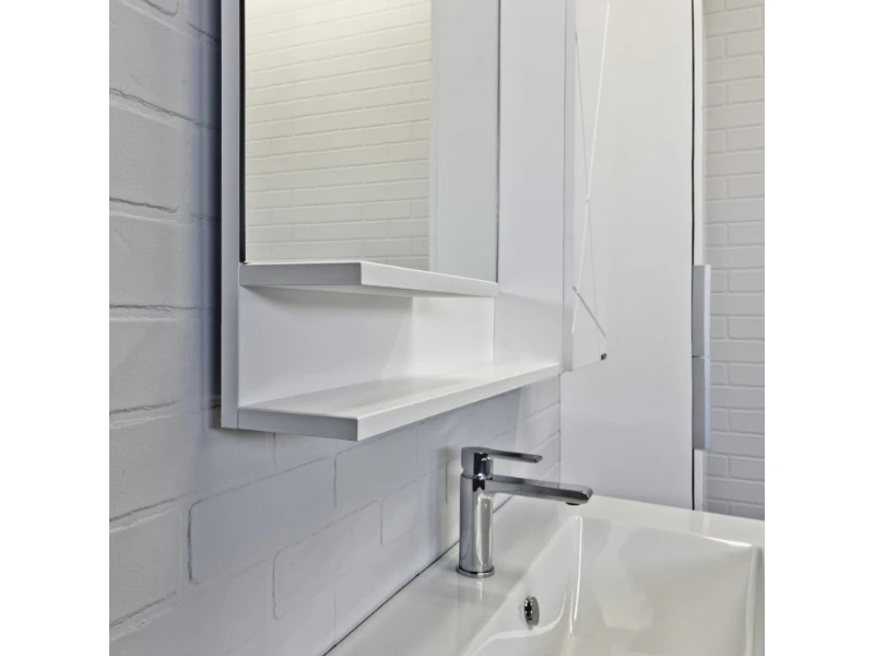 Зеркало-шкаф Comforty Мерано-90 белый матовый 757244  - фото 3