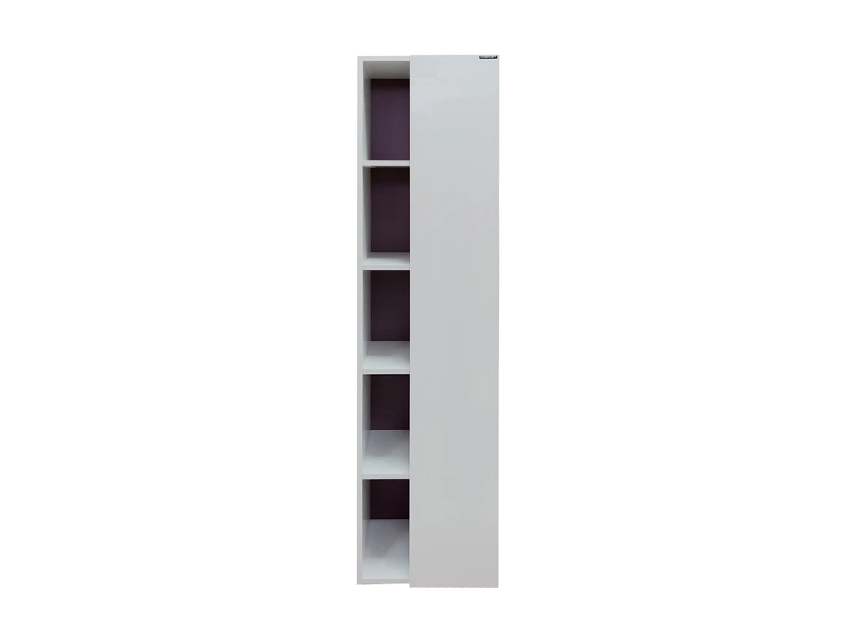 Шкаф-колонна Милан-40 белый глянец 757564
