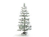 Ель БОРГО  заснеженная с шишками 180 см.